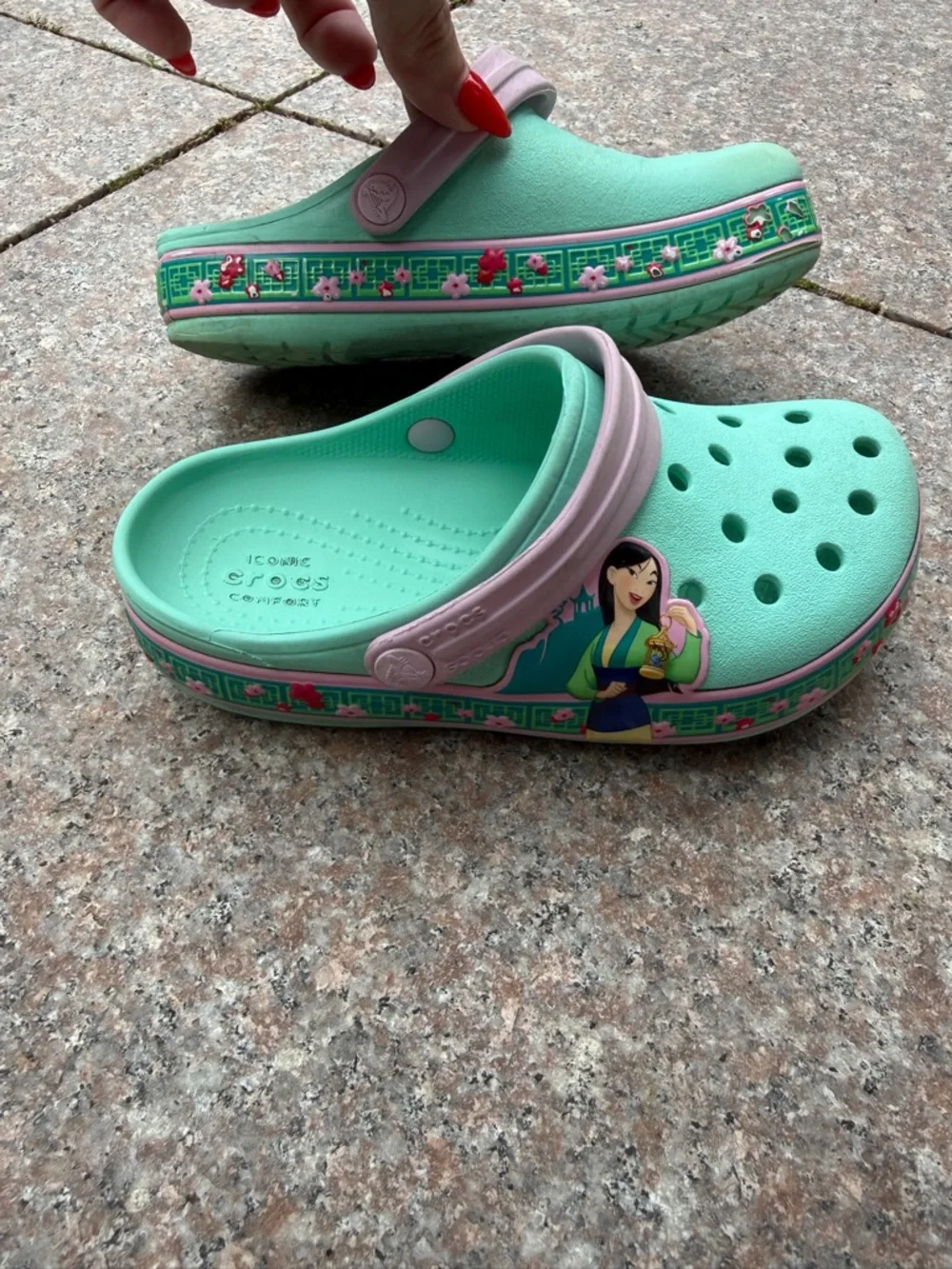 CROCS mint green